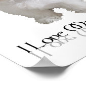 Ik hou van mijn kleine witte hond - Havanees Poster (Hoek)