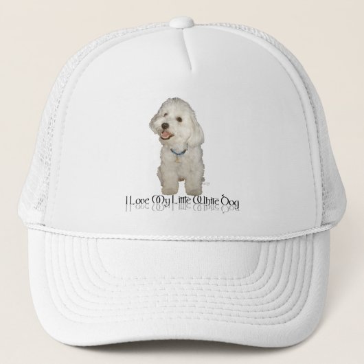 Ik hou van mijn kleine witte hond - Havanees Trucker Pet (Voorkant)