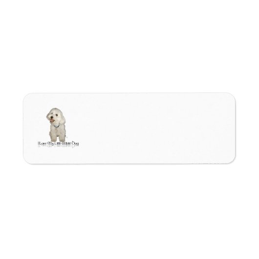 Ik hou van mijn kleine witte hond - Havanese Etiket (Voorkant)