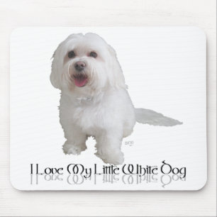 Ik hou van mijn kleine witte hond - Havanese Muismat