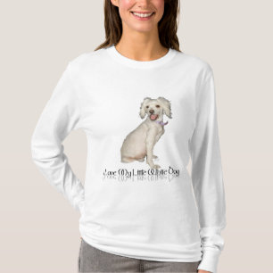 Ik hou van mijn kleine witte hond - poedel / Bicho T-shirt
