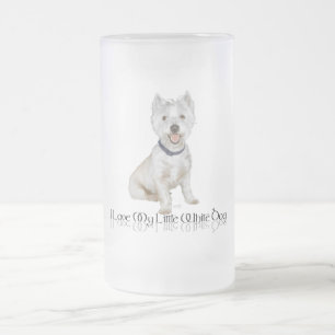 Ik hou van mijn kleine witte hond - Westie Matglas Bierpul