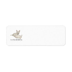 Ik hou van mijn kleine witte hond - Westie Puppies Etiket