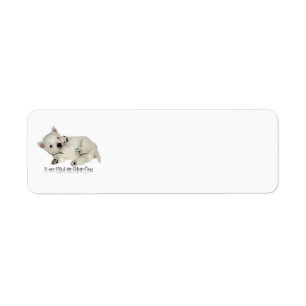 Ik hou van mijn kleine witte hond - Westie Puppy Etiket