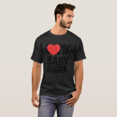 Ik hou van mijn kleine zusje t-shirt (Voorkant volledig)