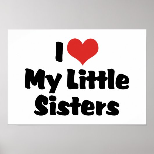 Ik hou van mijn kleine zussen poster (Voorkant)