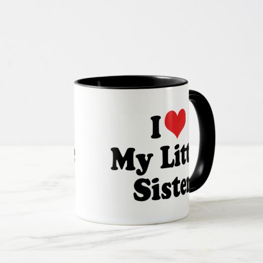 Ik hou van mijn kleine zuster mok (Voorkant rechts)