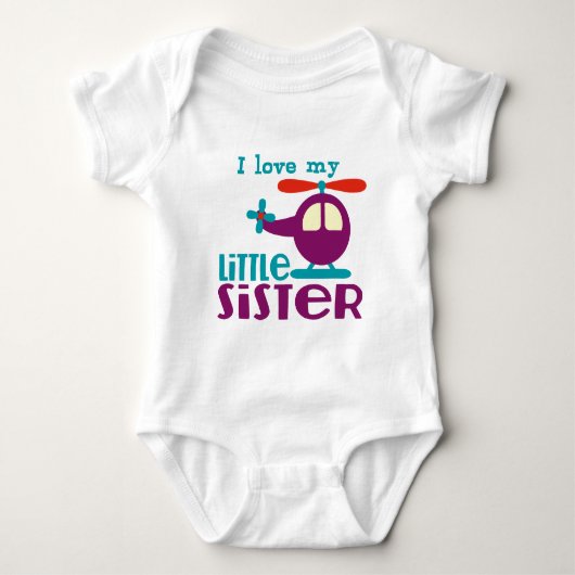 Ik hou van mijn kleine zuster romper (Voorkant)