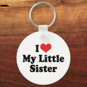 Ik hou van mijn kleine zuster-Sleutelhanger Sleutelhanger (Voorkant)