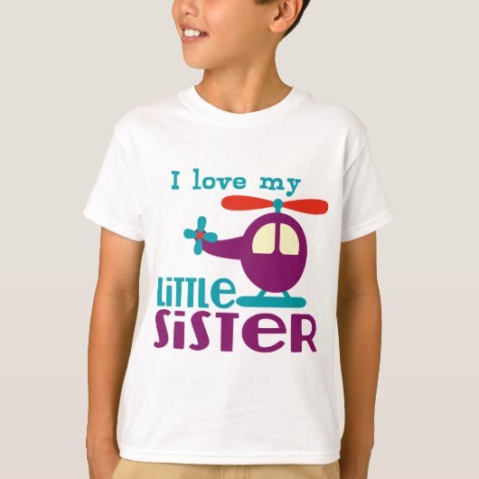 Ik hou van mijn kleine zuster t-shirt (Voorkant)