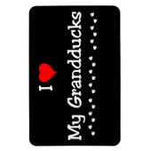 Ik hou van mijn kleineenden magneet (Verticaal)