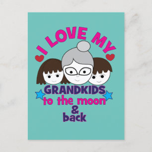 Ik hou van mijn kleinkinderen briefkaart