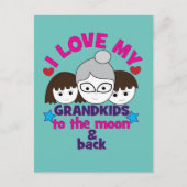 Ik hou van mijn kleinkinderen briefkaart (Voorkant)