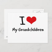 Ik hou van mijn kleinkinderen briefkaart (Voorkant / Achterkant)