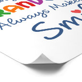 Ik hou van mijn kleinkinderen Gezegde Poster (Hoek)