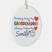 Ik hou van mijn kleinkinderen keramisch ornament (Rechts)