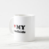 Ik hou van mijn kleinkinderen koffiemok (Voorkant links)