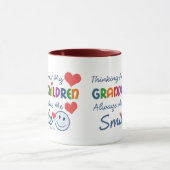 Ik hou van mijn kleinkinderen mok (Midden)