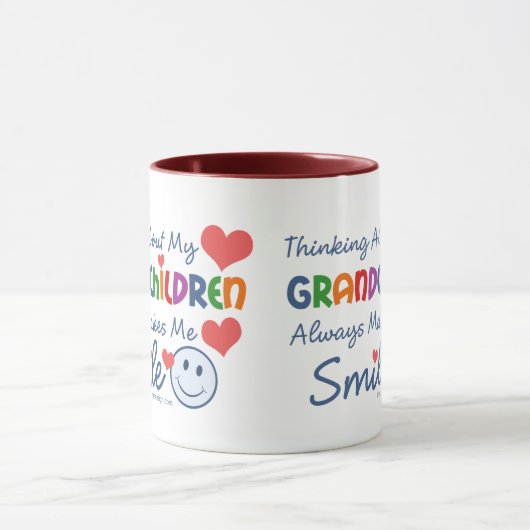 Ik hou van mijn kleinkinderen mok (Midden)