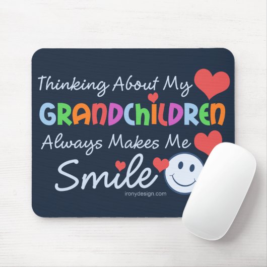 Ik hou van mijn kleinkinderen muismat (Met muis)