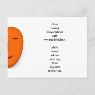 Ik hou van mijn kleinkinderen opa Grandma Quote Fu Briefkaart