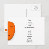 Ik hou van mijn kleinkinderen Opa Oma Citaat Grapp Briefkaart (Voorkant / Achterkant)