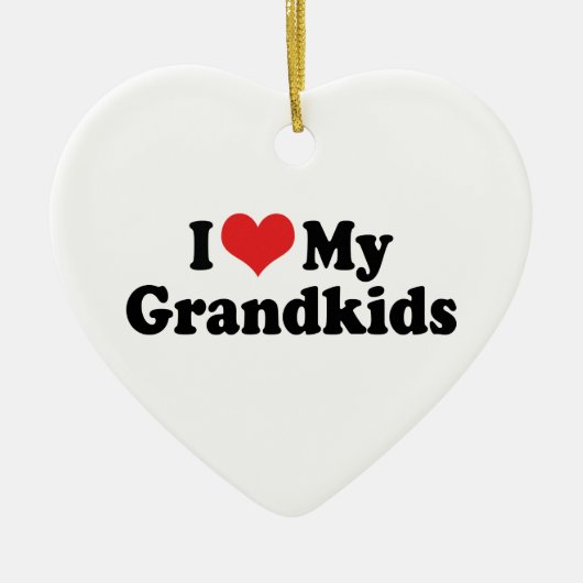 Ik hou van mijn kleinkinderen ornament (Voorkant)