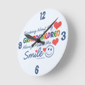 Ik hou van mijn kleinkinderen ronde klok (Hoek)