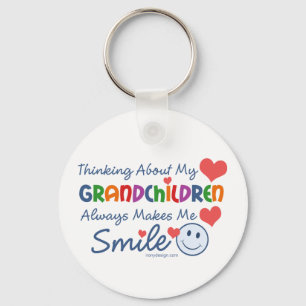 Ik hou van mijn kleinkinderen sleutelhanger