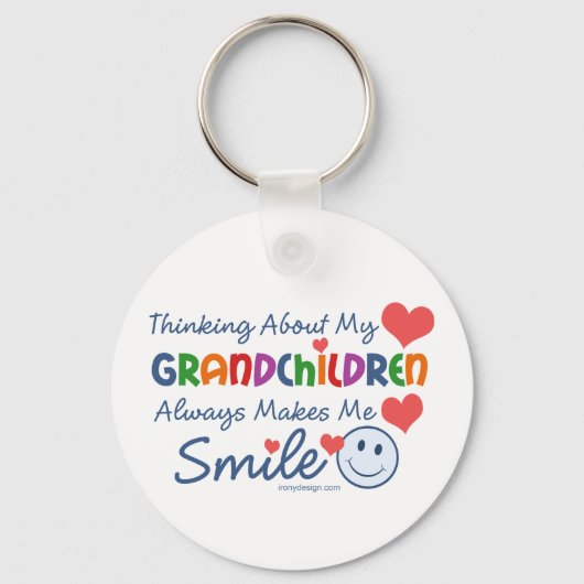 Ik hou van mijn kleinkinderen sleutelhanger (Voorkant)