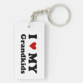 Ik hou van mijn kleinkinderen sleutelhanger (achterkant)