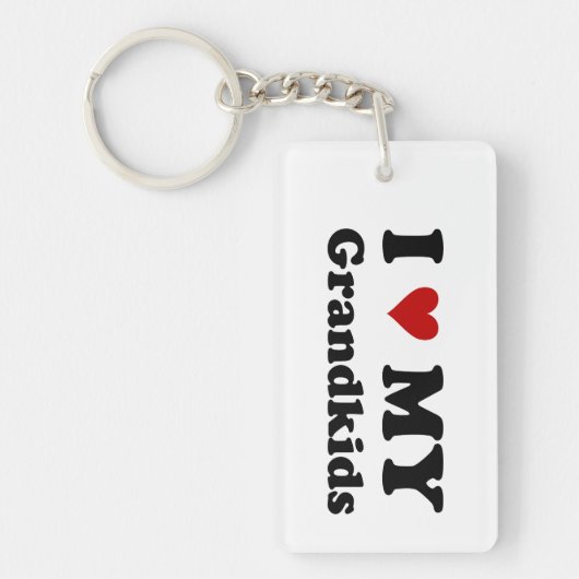 Ik hou van mijn kleinkinderen sleutelhanger (Voorkant)
