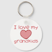 Ik hou van mijn kleinkinderen sleutelhanger (Voorkant)