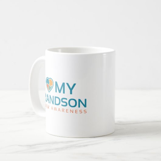 Ik hou van mijn kleinzoon koffiemok (Voorkant links)