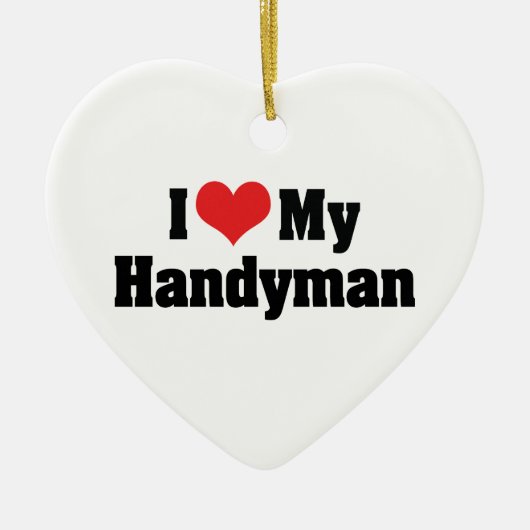 Ik hou van mijn klusjesman ornament (Voorkant)