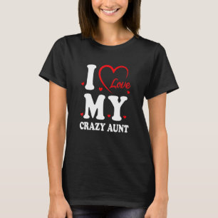 Ik hou van mijn knappe tante, tante, beste tante t-shirt