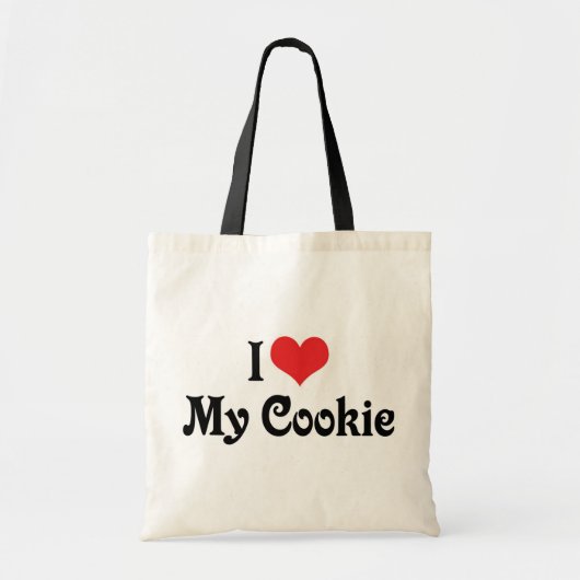 Ik hou van mijn koekje tote bag (Voorkant)