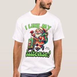 Ik hou van mijn koffer vrolijk kerstfeest! Grappig T-shirt