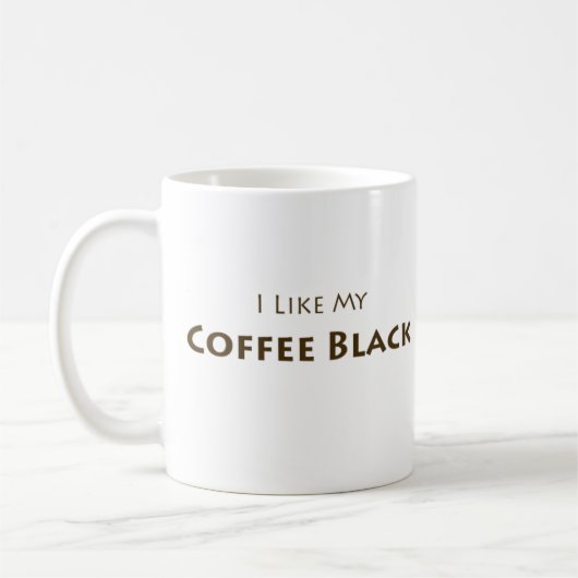 Ik hou van mijn koffie Black Koffiemok (Links)