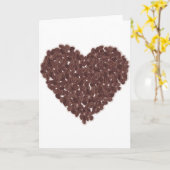 Ik hou van mijn koffie kaart (Gele Bloem)