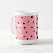 Ik hou van mijn koffie... koffiemok (Voorkant links)