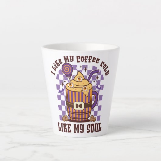 Ik hou van mijn koffie koud latte mok (Voorkant)