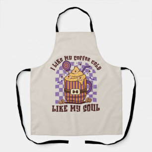 Ik hou van mijn koffie koud schort