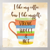 Ik hou van mijn koffie poster (Voorkant)