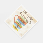 Ik hou van mijn koffie servet (Hoek)