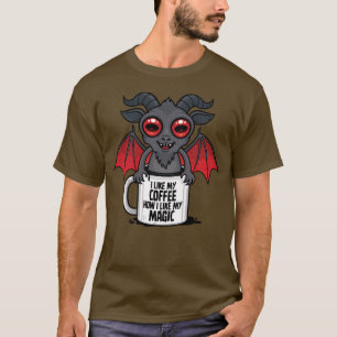 Ik Hou van Mijn Koffie Zoals Ik van Mijn Magie Hou T-shirt