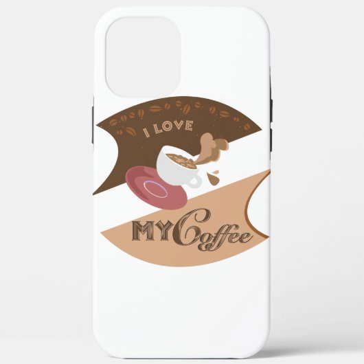 Ik hou van mijn koffiekwinkel, Diner Java Splash Case-Mate iPhone Case (Achterkant)