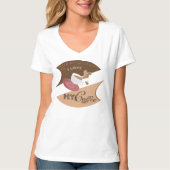 Ik hou van mijn koffiekwinkel, Diner Java Splash T-shirt (Voorkant)