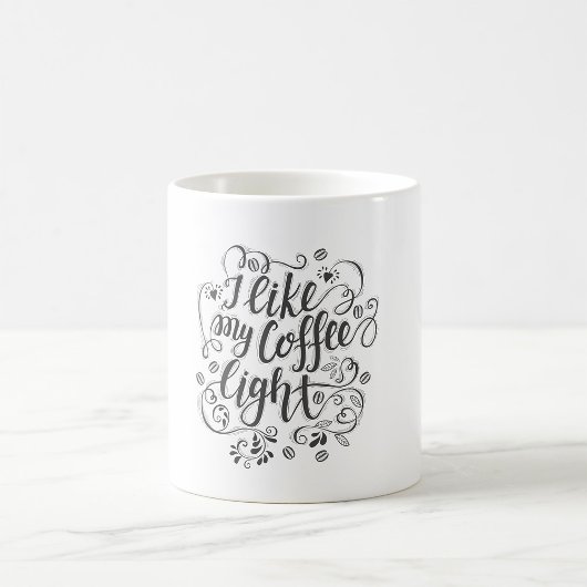 Ik hou van mijn koffielicht koffiemok