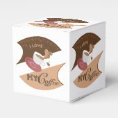 Ik hou van mijn koffieretro Java Bedankdoosjes (Voorkant Zijde)